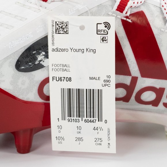 Adidas Adizero New Reign \'Floral - Red\' FU6708 Football Cleats size 9 - 13 main image 13